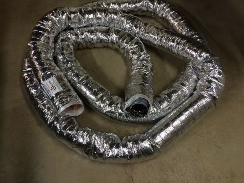Silver flexible duct 25 feet x 3 inch   -  r4.2 for 3 inch take-off hi-velocity for sale