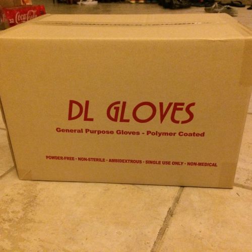A case of latex gloves for professionals, nails tech, hair tech, cleaning