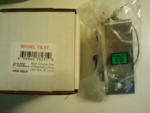 Alarm Controls Request to Exit Button with Timer TS-9T