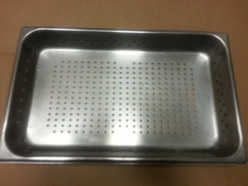Full Size 2-1 / 2&#034; Deep Perforated Steam Table Pan