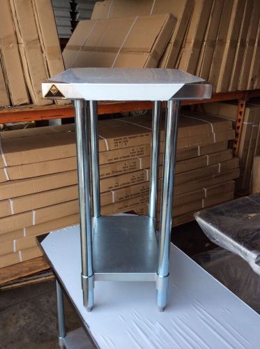 Brand New REGAL RESTAURANT SUPPLY Stainless Steel Table 24x18!!! New In Box!!!