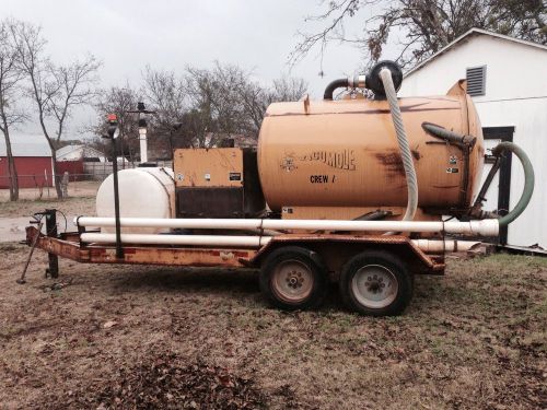 Vacuum trailer 2002 mc Laughlin Vermeer 800 gallon ditch witch drilling