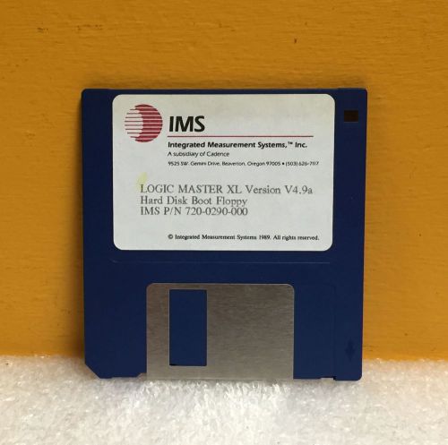 Integrated Measurement Systems 720-0290-000 Logic Master XL V4.9a Boot Floppy
