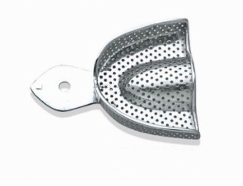 5PCS KangQiao Dental Stainless Steel Impression Tray 2# Upper perforated