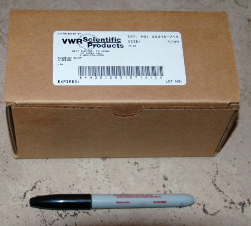 VWR 26316-714 Anodized 47mm Aluminium Clamp - New in Box