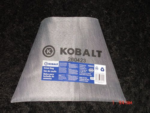 KOBALT GROUT BAG 260423 HEAVY DUTY REMOVABLE TIP EASY CLEAN UP NEW