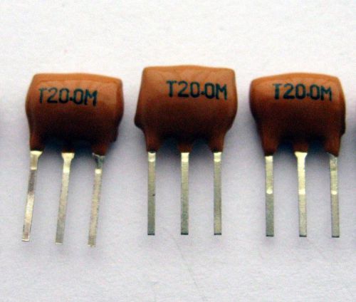 3pcs ZTT Series 20.00MHz Ceramic Resonators 3 Pins