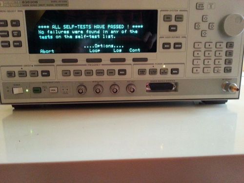 Hp/ agilent 83630b-001-002-008  synthesized sweep generator: 10 mhz -26.5 ghz for sale