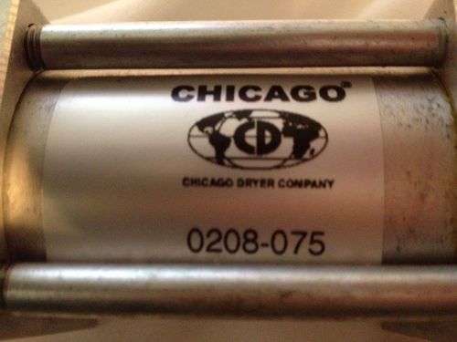 Chicago Dryer Air Cylinder 0208-075 1 1/2&#034; Bore 1&#034; Stroke Dual Acting