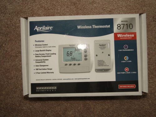 Aprilaire 8710 Wireless Programmable Thermostat
