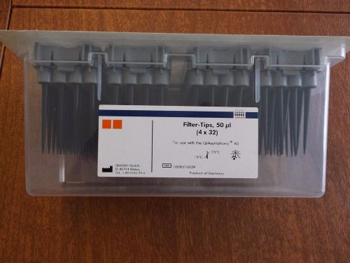 Qiagen filter tips 50ul 4x32 racked for use with qiasymphony as pipette for sale