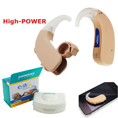 2015 new siemens high-power behind-the-ear mini bte hearing aid loss listening for sale