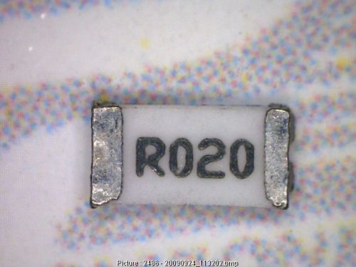 30-PCS RESISTOR IRC LRC-LRF-1206-01-R020-F 120601R020 LRCLRF120601R020F