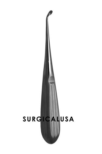 Spratt Brun Curette angled oval cup size 4/0 NEW SurgicalUSA Instruments