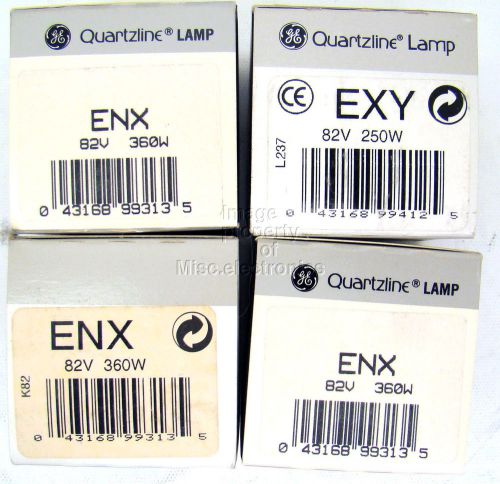 Lot of 4 New GE ENX 360W 82V Bulbs Overhead Projector O