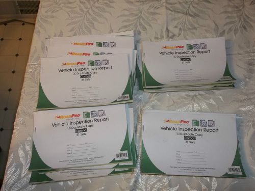 LOT OF 21 ROAD PRO Detailed Driver&#039;s Vehicle Inspection Report, Duplicate