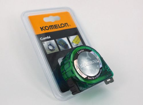 Komelon PC-55E Fashionable 5M/16&#039; x 25mm Nylon Coated Color Measuring Tape
