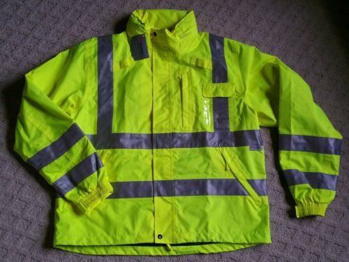 NEW with tags Safety Reflective Responder Jacket size L 3m scotchlite NEW