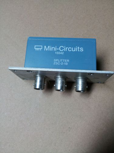 Mini-circuits ZSC-2-1B RF BNC Power Splitter, 0.1-400MHz.