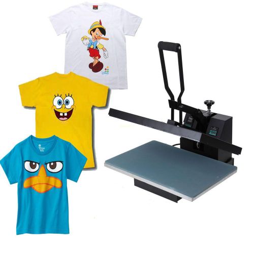 16&#034; x 24&#034; digital clamshell flat heat press transfer t-shirt sublimation machine for sale