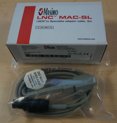 Masimo LNC MAC-SL Adapter Cable - Ref #2266