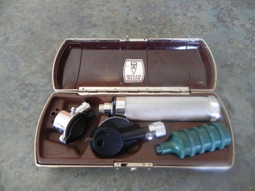 VINTAGE WELCH ALLYN OTOSCOPE/OPTHAMOLOGY - FAUX TORTISE SHELL CASE - NO RESERVE!
