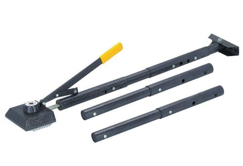 Adjustable lever action carpet stretcher tool with added extra tube to 77&#034; for sale