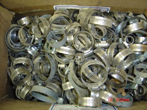 200  STANLESS STEEL WORM GEAR CLAMPS-UNBOXED