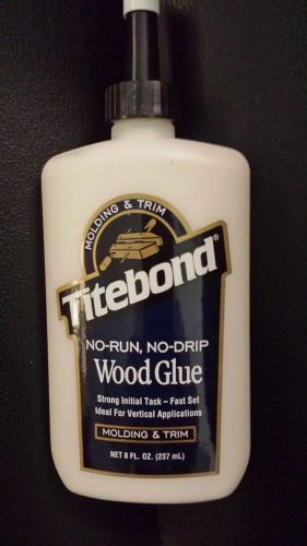 Titebond moldings &amp; trim wood working glue new 8oz bottles for sale