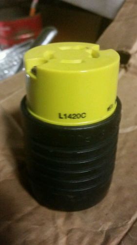 Pass &amp; seymour legrand l1420c turnlok connector 20a 250v nema-l14-20r new, nobox for sale