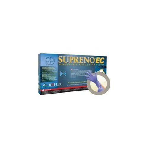 Micro flex sec-375-m supreno extended cuff powder free nitrile gloves (sec375m) for sale