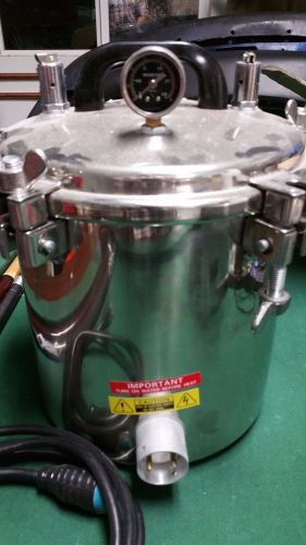 Used mtn commercial 12l autoclave high pressure sterilizer dental tattoo for sale