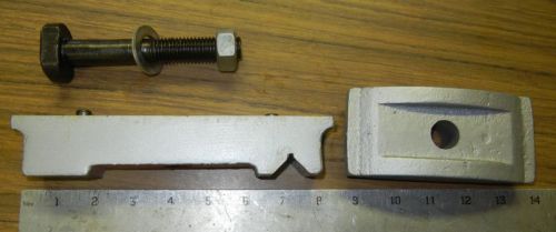 New steady rest adapter for south bend 14.5&#034; lathe + steady / tailstock clamp for sale