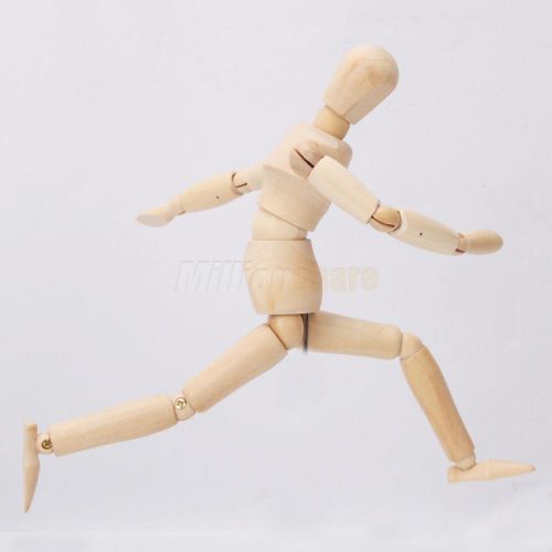 Drawing Wooden Figure Male Manikin 8&#034; Mannequin for Table Display Painting