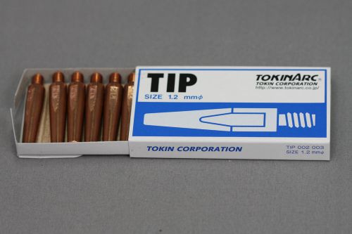 10 Genuine Tokin / Panasonic contact tips(1.2mm) for MIG welding 002003 Tokinarc