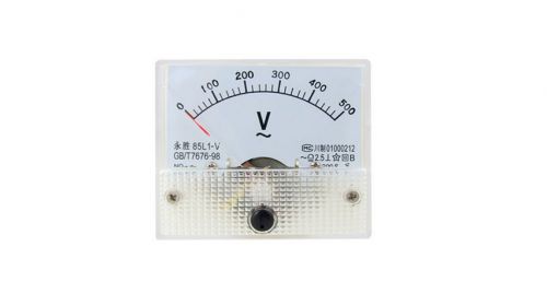85L1 AC 0-500V Rectangle Analog Panel Volt Meter Gauge