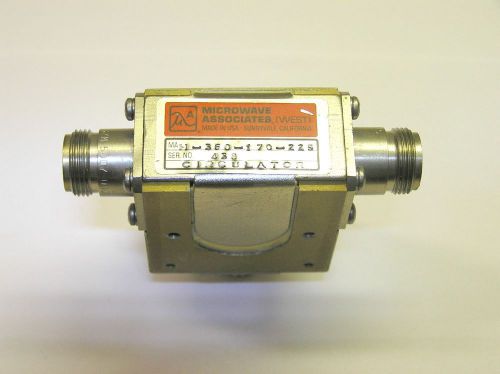 CIRCULATOR VHF 170-225 MHz Tunable 125 Watt M/A-COM  H-360 Isolator