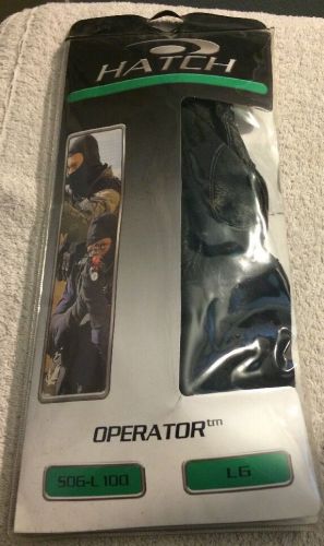 Hatch Operator SOG-L 100 Tactical Gloves Black