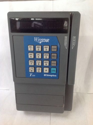 WINSTAR T100 Simplex Card Swipe Time Clock