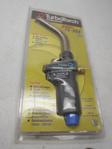 Turbo Torch Professional Extreme TX-504 Hand Torch for Propane for MAP//PRO