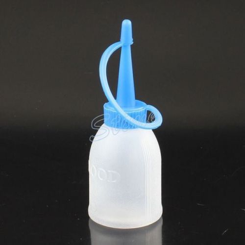 30 ml 1 oz liquid fluid dropper dispensing container sqeeze bottle blue cap for sale