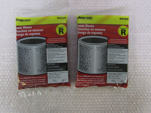 Shop vac wet dry vacuum foam filter sleeve 90585 type r, 2 pack for sale