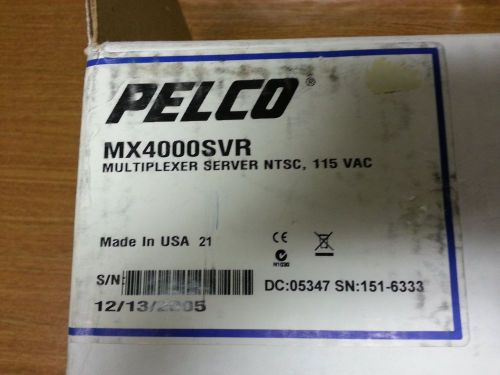 Pelco Genex Multiplexer Server MX4000SVR