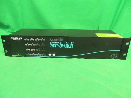 Black box  matrix serv (sw765a-r3) 8-cpu 4 kvm external kvm switch 724-756-5500 for sale