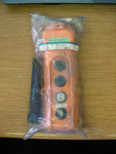 Kito k48324-4 hoist 1 or 2 control switch m7px010b15311 pendant new for sale