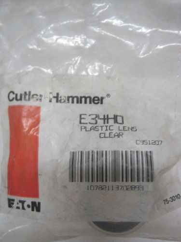 Eaton Cutler Hammer Clear Plastic Lens E34H0 NIB