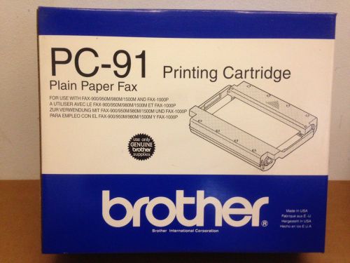Brother PC-91 Printing Cartridge for Fax-900/950M/980M/1500M/100P