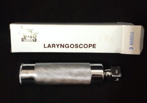 LOT of 3 Anesthesia Medical Specialties Laryngoscope NEW Handle-
							
							show original title