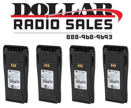 4 new nntn4497 motorola pr400 cp200xls cp150 cp200 radios li-ion battery 4497 for sale