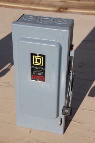 NEW HU361 30 Amp Square D Disconnect New In Box 600volt Non-Fused